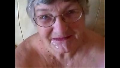 aged granny indeed likes young cock. great amateur facial cumshot