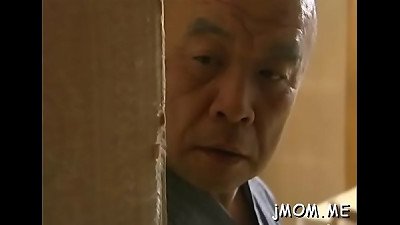 super-sexy asian elderly gets her cookie screwed passionately