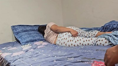 Stepbrother, leave me alone, I don't want you to stick your prick in me, okay, but quick.