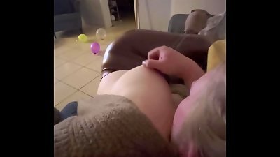 My naughty leather dame secretly filmed on the bed